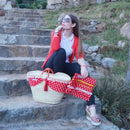Comprar Polo blanco España mujer Bandera España La Flamenca de Borgoña Patricia Muñoz VOX