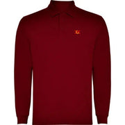 Comprar Polo España granate manga larga hombre Bandera España La Flamenca de Borgoña Patricia Muñoz VOX