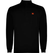 Comprar Polo Bandera España negro manga larga hombre Bandera España La Flamenca de Borgoña Patricia Muñoz VOX