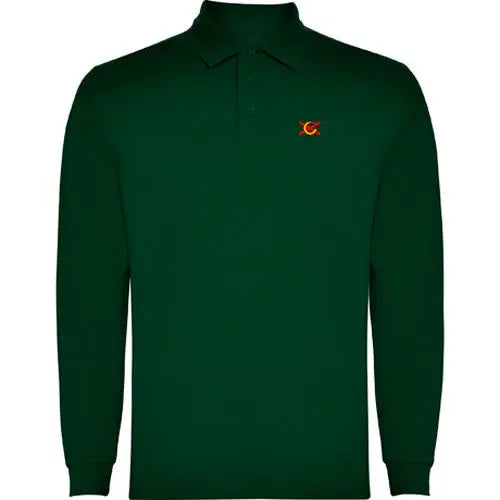 Comprar Polo Bandera España verde manga larga hombre Bandera España La Flamenca de Borgoña Patricia Muñoz VOX