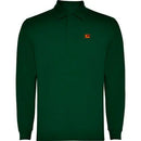 Comprar Polo Bandera España verde manga larga hombre Bandera España La Flamenca de Borgoña Patricia Muñoz VOX