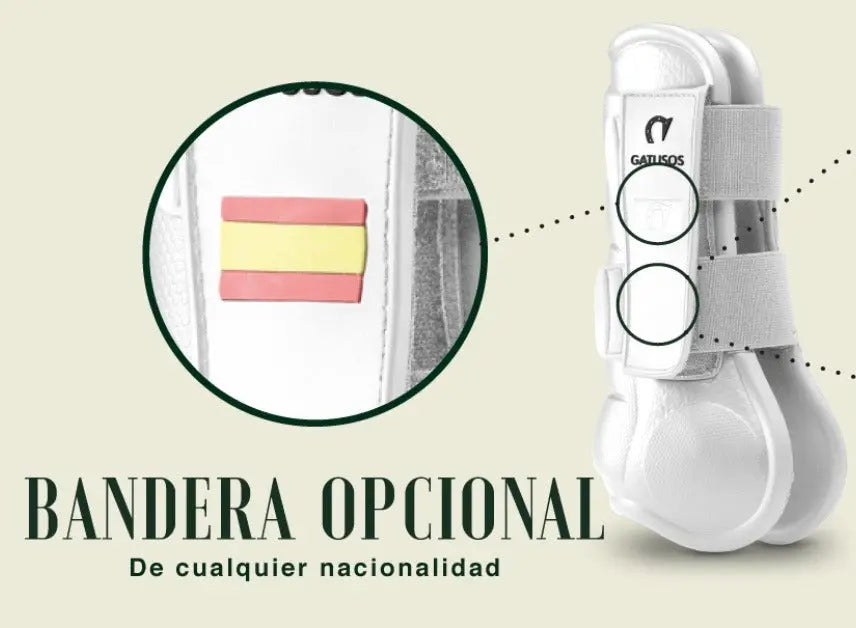 Comprar Protector Delantero Deluxe Gatusos Bandera España La Flamenca de Borgoña Patricia Muñoz VOX