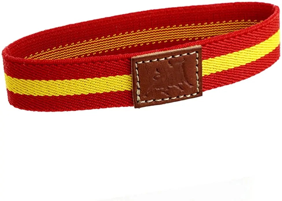 Comprar Pulsera Bandera España y Toro elástica Bandera España La Flamenca de Borgoña Patricia Muñoz VOX