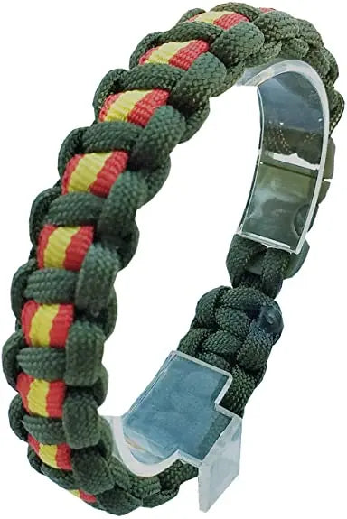 Comprar Pulsera Guardia Civil paracord bandera de España Bandera España La Flamenca de Borgoña Patricia Muñoz VOX