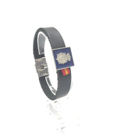 Comprar Pulsera piel Cuerpo Nacional de Policí­a Bandera España La Flamenca de Borgoña Patricia Muñoz VOX