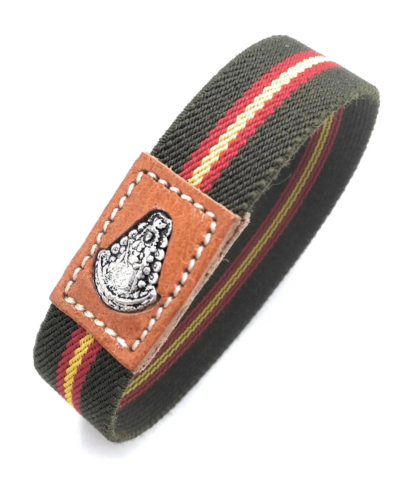 Comprar Pulsera Virgen del Rocío bandera España Bandera España La Flamenca de Borgoña Patricia Muñoz VOX