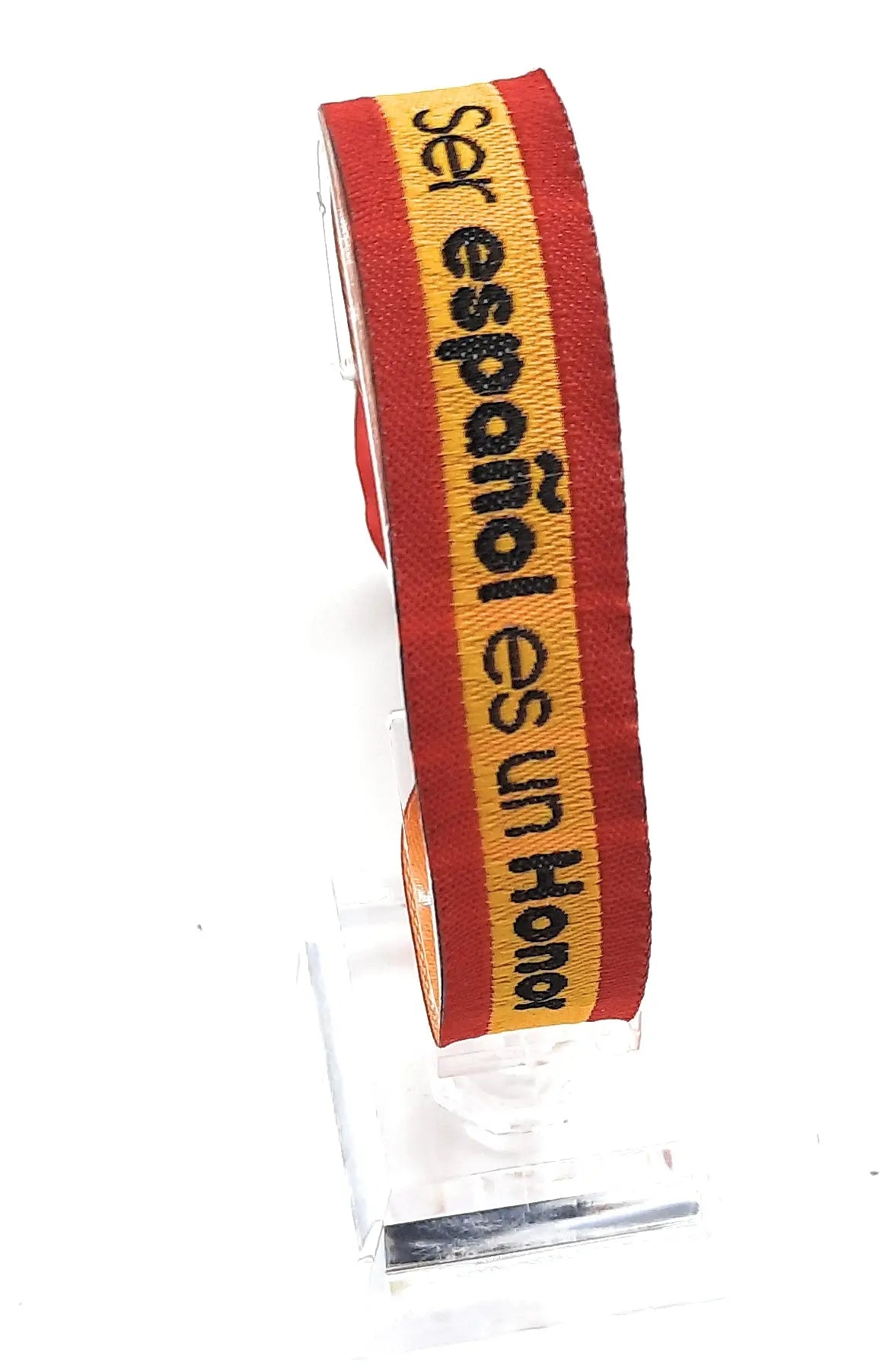 Comprar Pulsera de España "Ser español es un honor" Bandera España La Flamenca de Borgoña Patricia Muñoz VOX