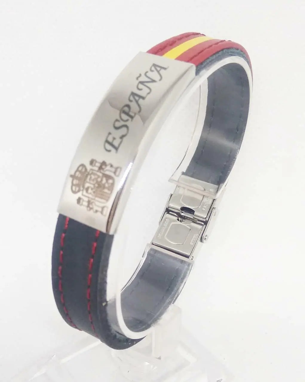 Comprar Pulsera de España con Escudo Nacional Bandera España La Flamenca de Borgoña Patricia Muñoz VOX