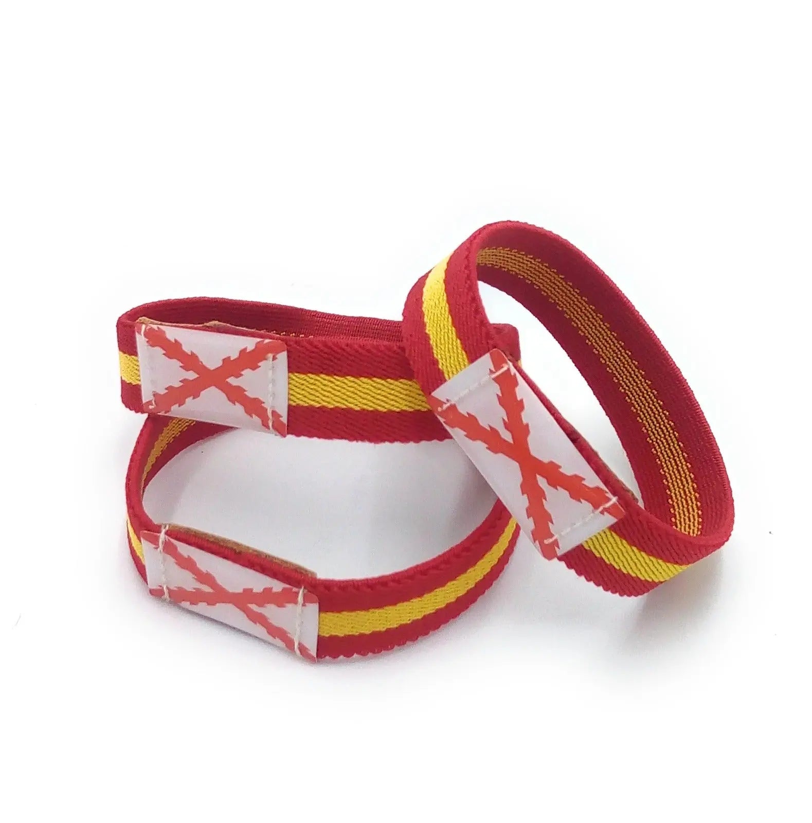 Comprar Pulsera elástica Bandera España y Cruz de Borgoña Bandera España La Flamenca de Borgoña Patricia Muñoz VOX