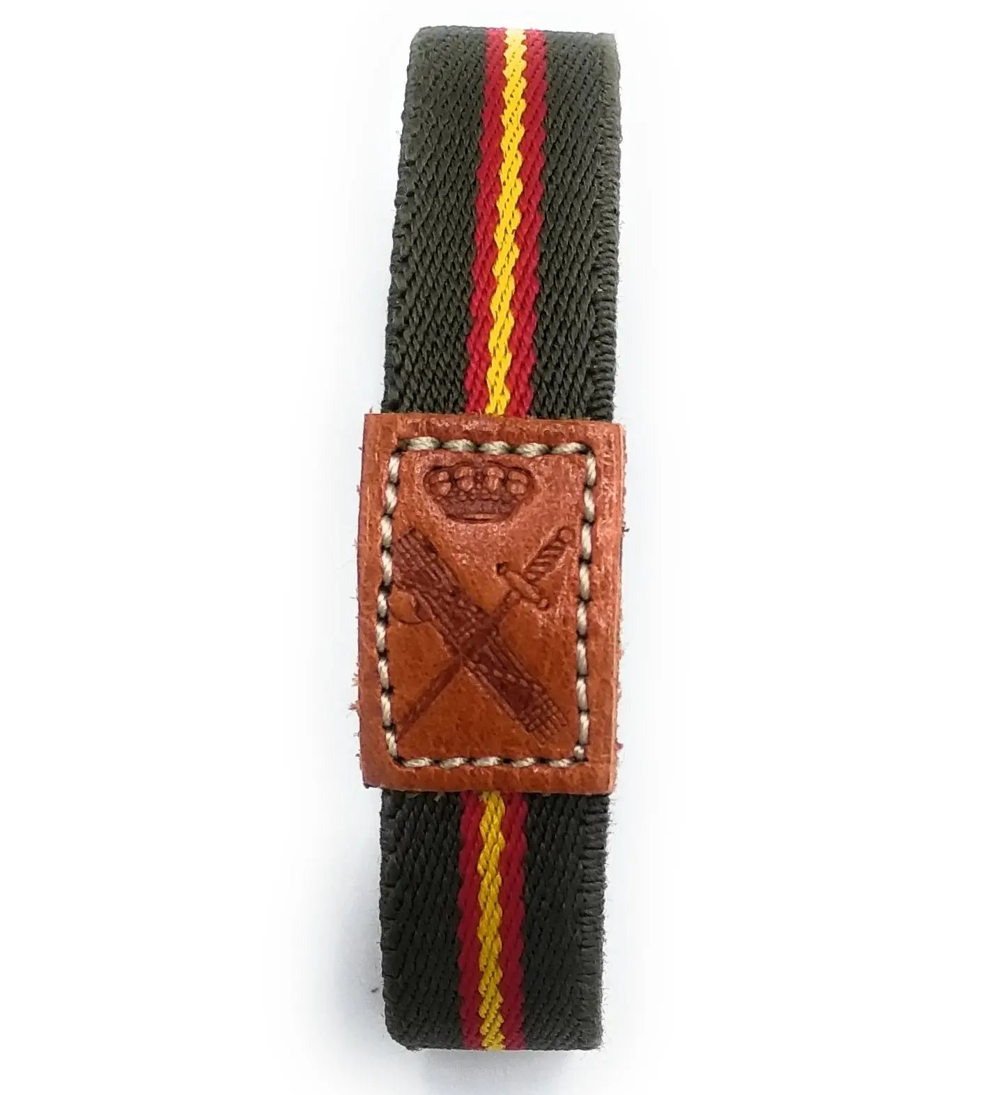 Comprar Pulsera Guardia Civil elástica bandera España verde Bandera España La Flamenca de Borgoña Patricia Muñoz VOX