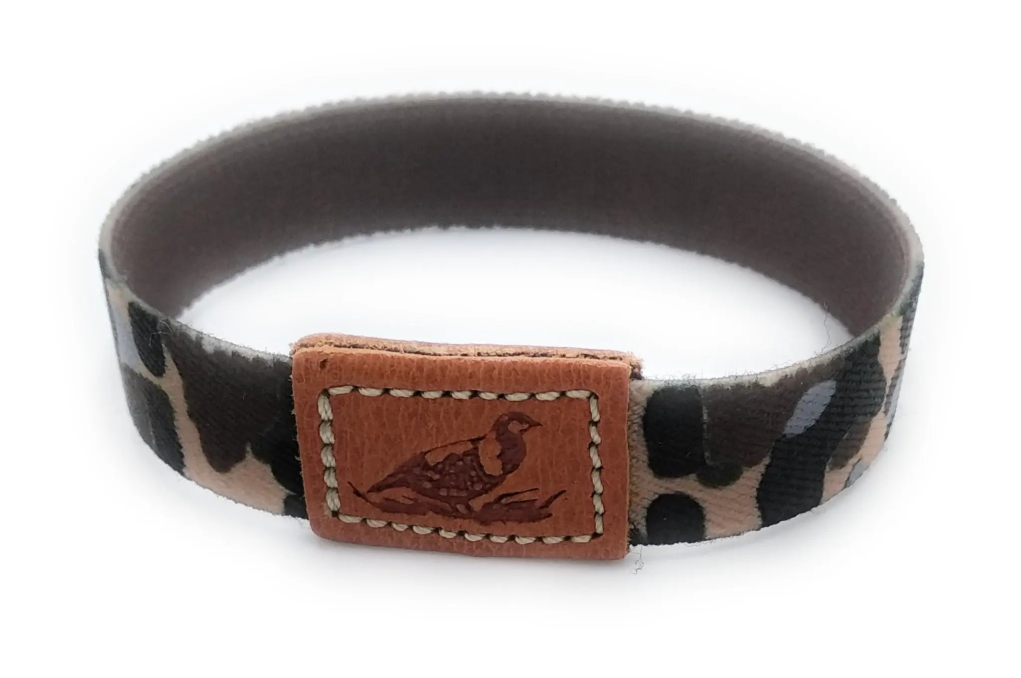 Comprar Pulsera elástica PERDIZ camuflaje caza Bandera España La Flamenca de Borgoña Patricia Muñoz VOX