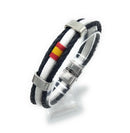Comprar Pulsera metal cuerda bandera de España Bandera España La Flamenca de Borgoña Patricia Muñoz VOX