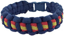 Comprar Pulsera paracord azul Policía bandera de España Bandera España La Flamenca de Borgoña Patricia Muñoz VOX