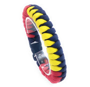 Comprar Pulsera Bandera España paracord tricolor azul Bandera España La Flamenca de Borgoña Patricia Muñoz VOX