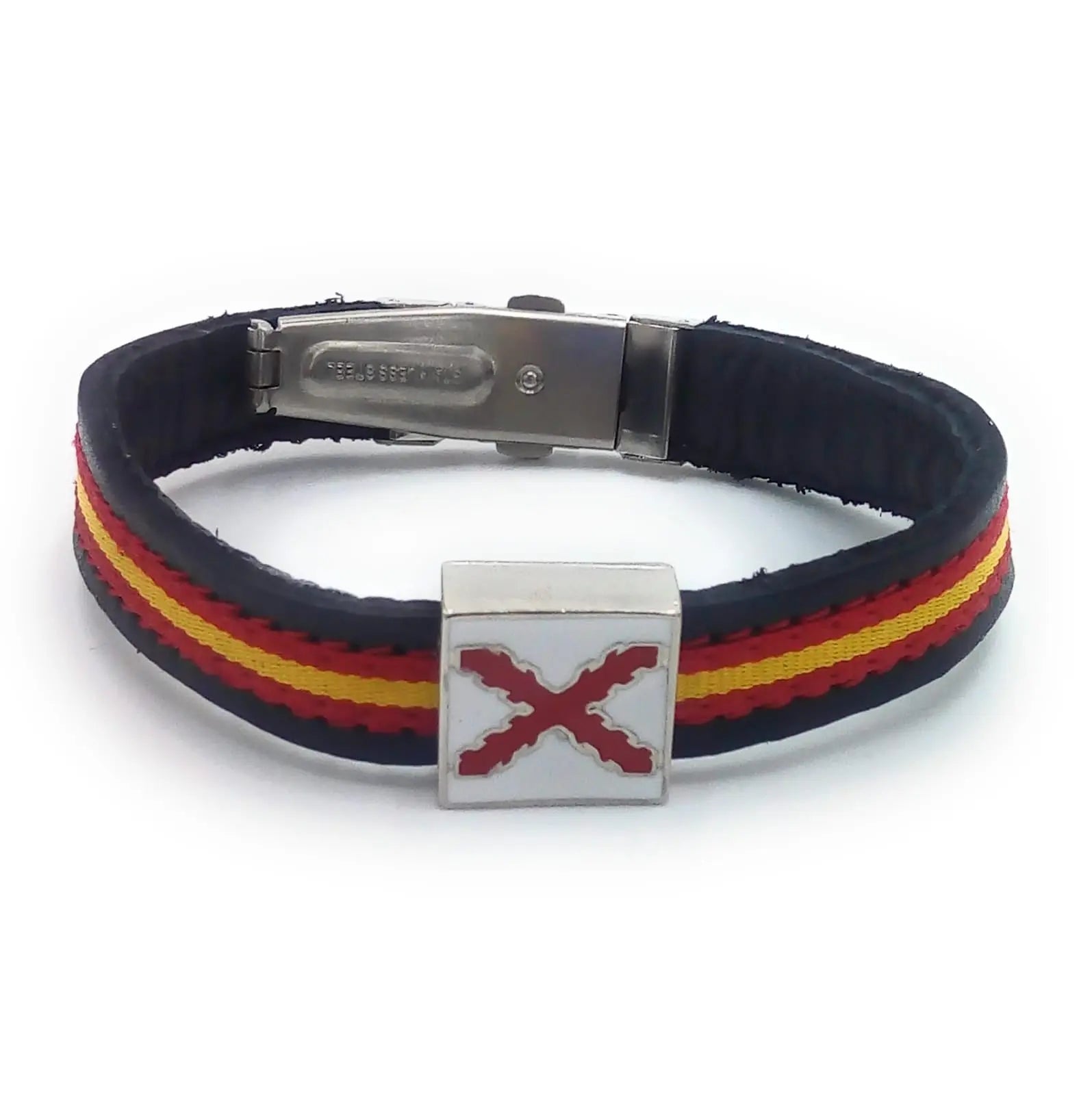 Comprar Pulsera Cruz de Borgoña Bandera España Bandera España La Flamenca de Borgoña Patricia Muñoz VOX