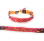 Comprar Pulsera taurina SOY TAURINA rosa capote Bandera España La Flamenca de Borgoña Patricia Muñoz VOX