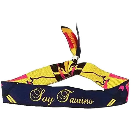 Comprar Pulsera taurina SOY TAURINO azul Bandera España La Flamenca de Borgoña Patricia Muñoz VOX