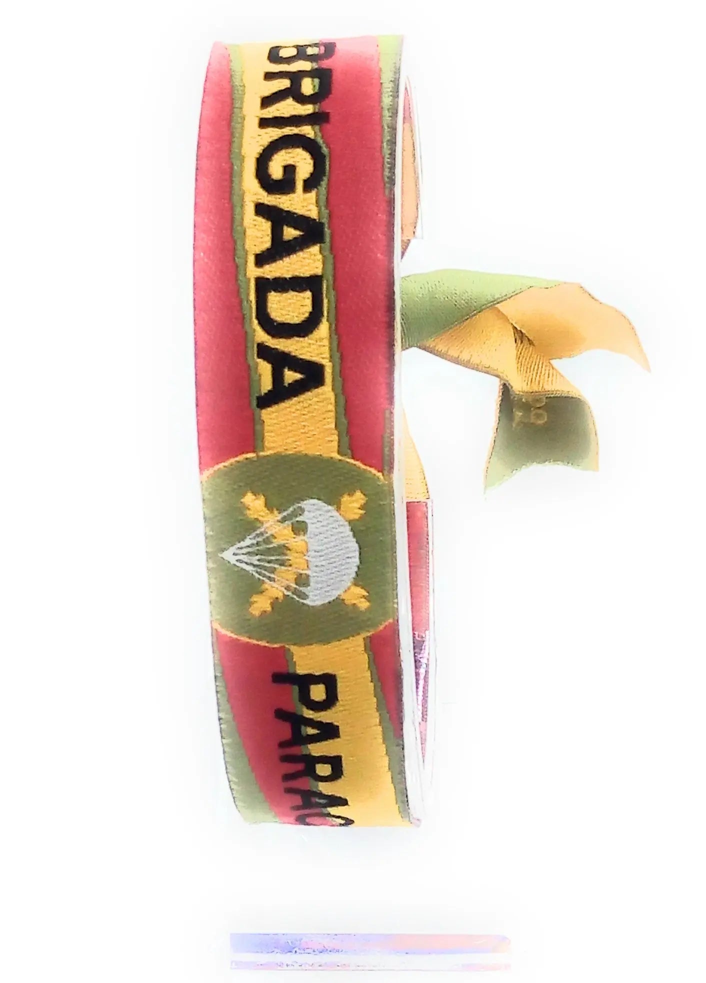 Comprar Pulsera tela BRIPAC Brigada paracaidista bandera España Bandera España La Flamenca de Borgoña Patricia Muñoz VOX