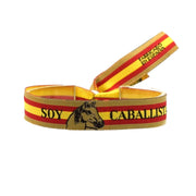 Comprar Pulsera tela Soy Caballista bandera España Bandera España La Flamenca de Borgoña Patricia Muñoz VOX