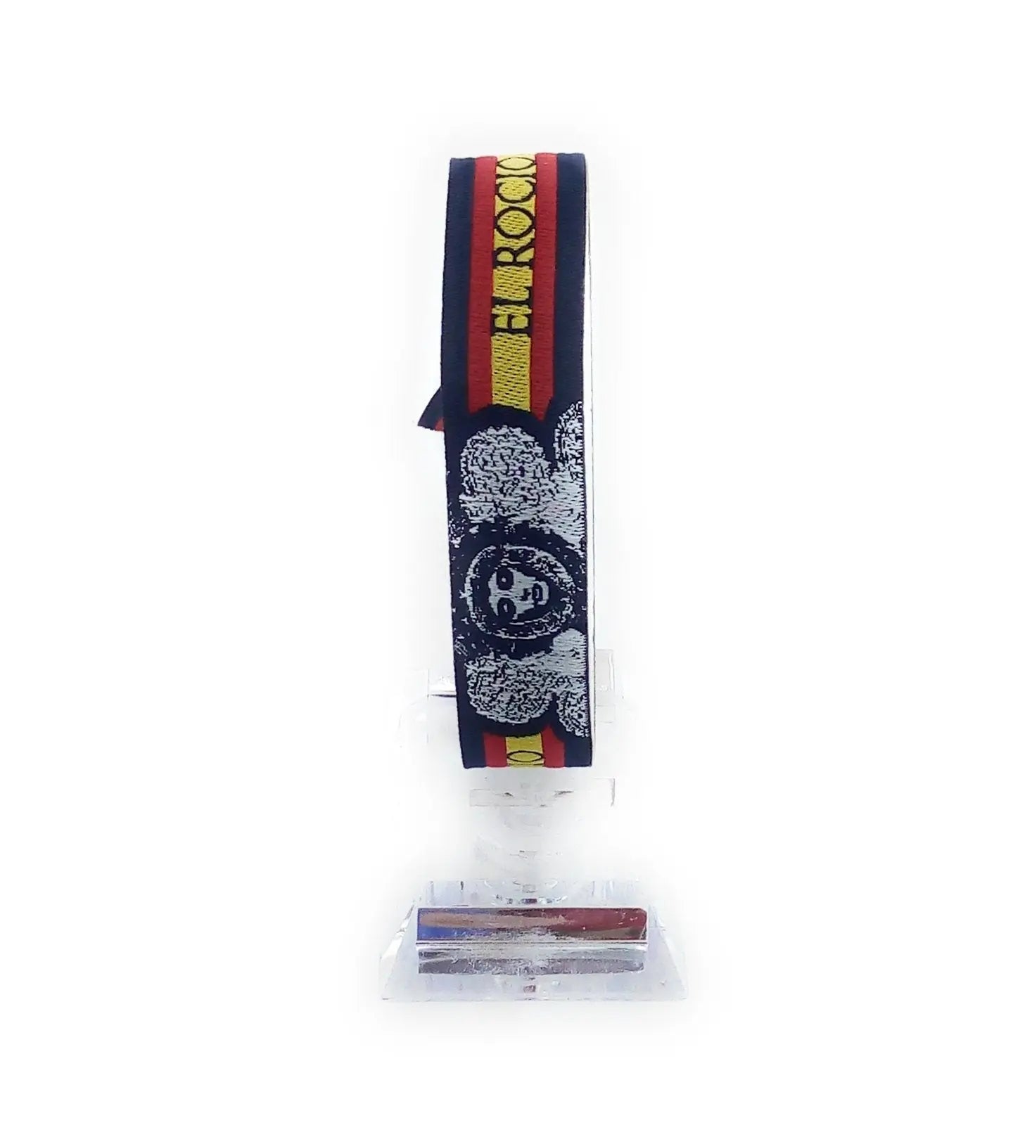 Comprar Pulsera tela Virgen del Rocío Bandera España Bandera España La Flamenca de Borgoña Patricia Muñoz VOX