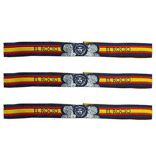 Comprar Pulsera tela Virgen del Rocío Bandera España Bandera España La Flamenca de Borgoña Patricia Muñoz VOX