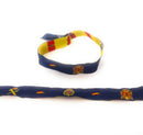 Comprar Pulsera de España tela azul Escudo Nacional, Policía Nacional y Guardia Civil Bandera España La Flamenca de Borgoña Patricia Muñoz VOX