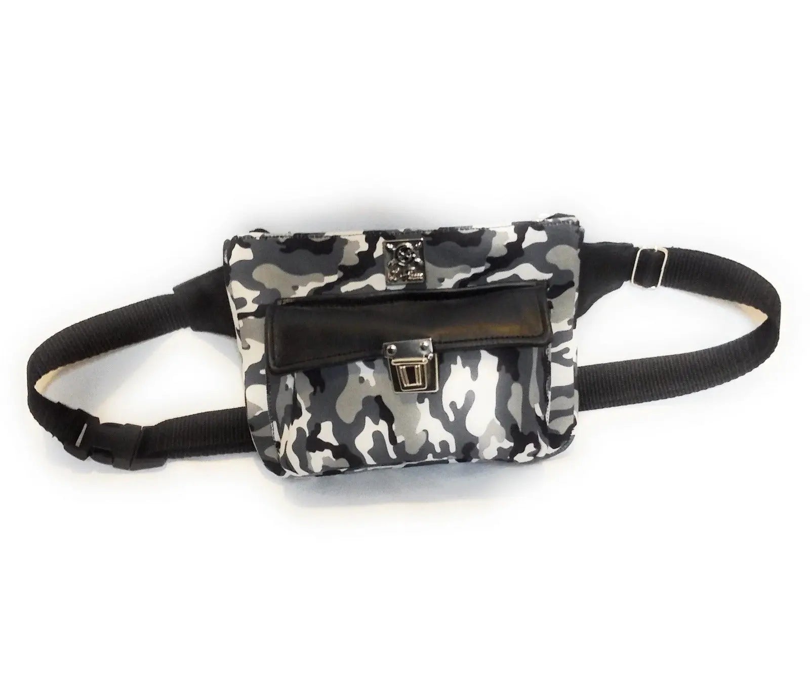 Comprar Riñonera camuflaje NB Bandera España La Flamenca de Borgoña Patricia Muñoz VOX