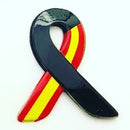 Set 2 Pin lazo crespón con bandera España La Flamenca de Borgoña Patricia Muñoz VOX