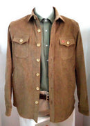 Comprar Sobrecamisa Bandera España hombre Pana marrón Bandera España La Flamenca de Borgoña Patricia Muñoz VOX