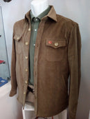 Comprar Sobrecamisa Bandera España hombre Pana marrón Bandera España La Flamenca de Borgoña Patricia Muñoz VOX