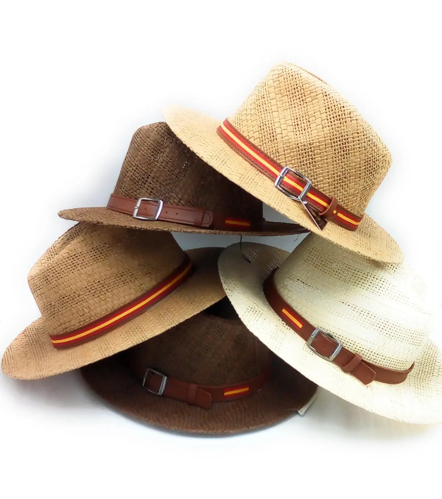 Comprar Sombrero Bandera de España marrón Bandera España La Flamenca de Borgoña Patricia Muñoz VOX