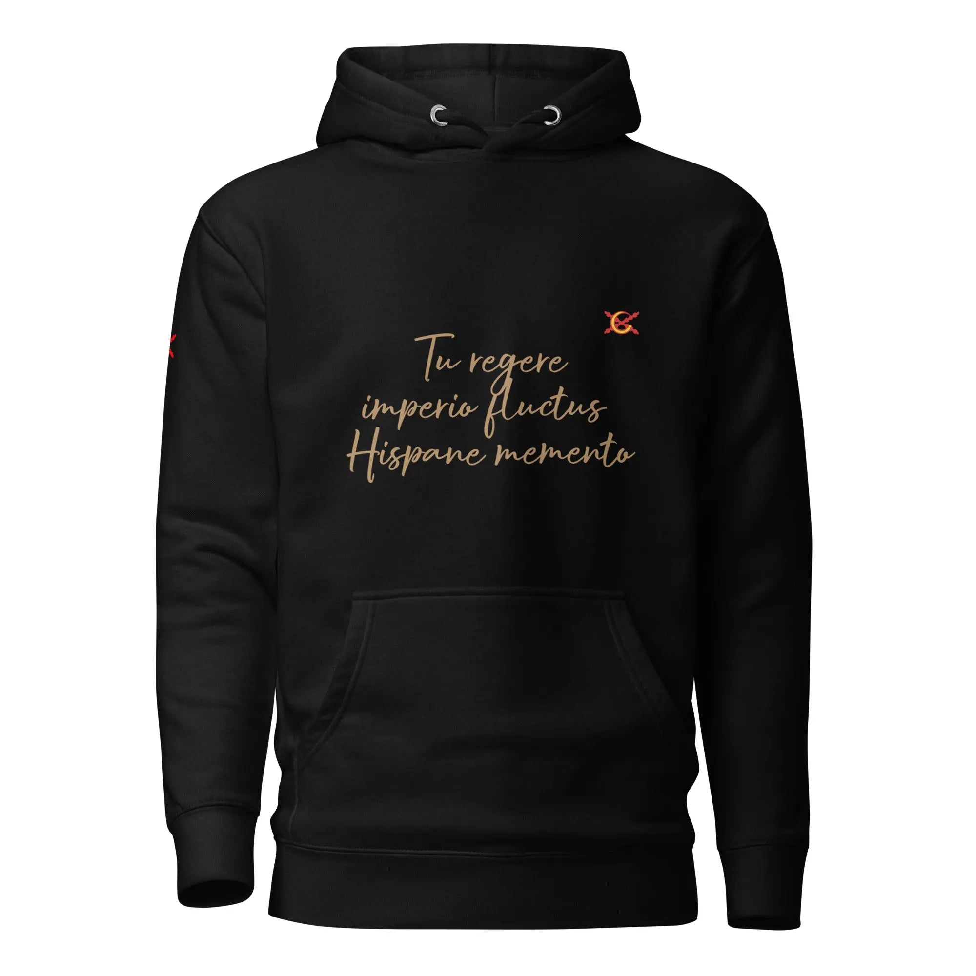 Comprar Sudadera Aspa de Borgoña capucha unisex Bandera España La Flamenca de Borgoña Patricia Muñoz VOX