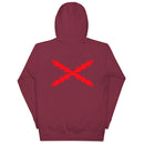 Comprar Sudadera Aspa de Borgoña capucha unisex Bandera España La Flamenca de Borgoña Patricia Muñoz VOX