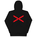 Comprar Sudadera Aspa de Borgoña capucha unisex Bandera España La Flamenca de Borgoña Patricia Muñoz VOX