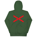 Comprar Sudadera Aspa de Borgoña capucha unisex Bandera España La Flamenca de Borgoña Patricia Muñoz VOX