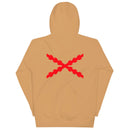 Comprar Sudadera Aspa de Borgoña capucha unisex Bandera España La Flamenca de Borgoña Patricia Muñoz VOX