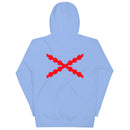 Comprar Sudadera Aspa de Borgoña capucha unisex Bandera España La Flamenca de Borgoña Patricia Muñoz VOX