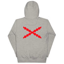 Comprar Sudadera Aspa de Borgoña capucha unisex Bandera España La Flamenca de Borgoña Patricia Muñoz VOX