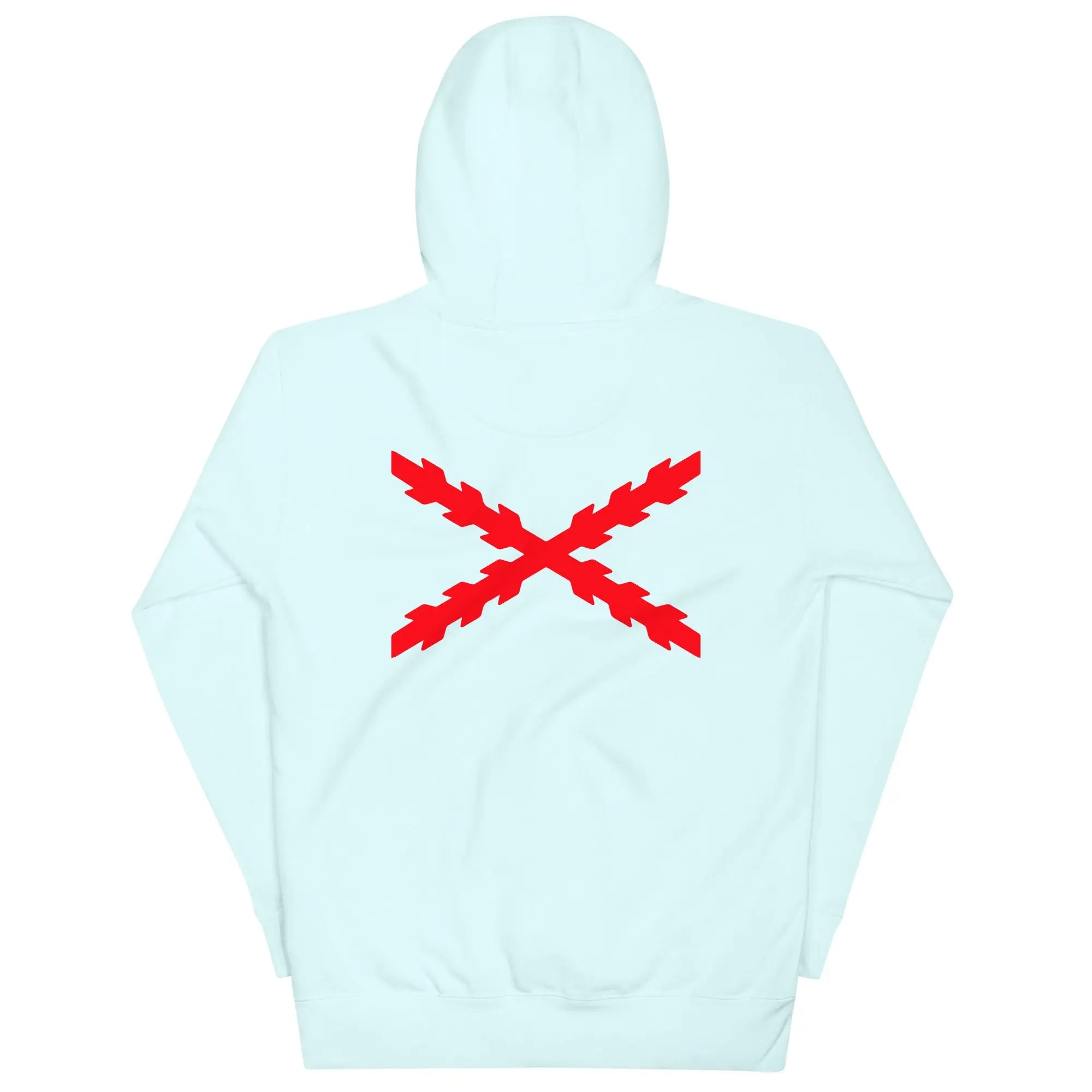 Comprar Sudadera Aspa de Borgoña capucha unisex Bandera España La Flamenca de Borgoña Patricia Muñoz VOX