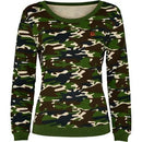 Comprar Sudadera Camuflaje Bandera España Mujer Bandera España La Flamenca de Borgoña Patricia Muñoz VOX