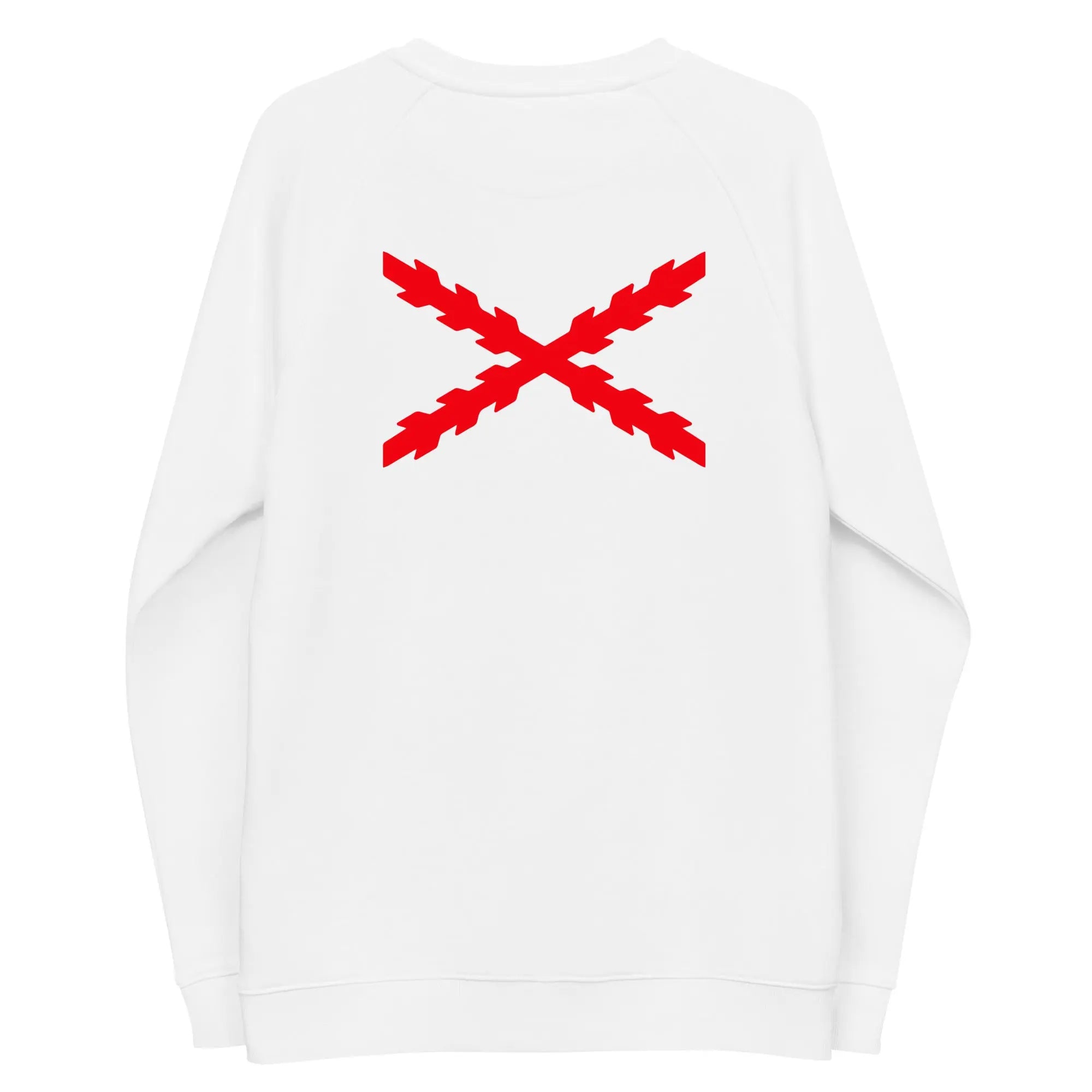 Comprar Sudadera Cruz de Borgoña unisex Bandera España La Flamenca de Borgoña Patricia Muñoz VOX