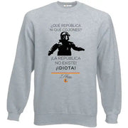 Comprar Sudadera Mosso "La república no existe, idiota" Bandera España La Flamenca de Borgoña Patricia Muñoz VOX