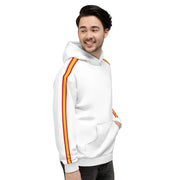 Comprar Sudadera de España blanca unisex Bandera España La Flamenca de Borgoña Patricia Muñoz VOX