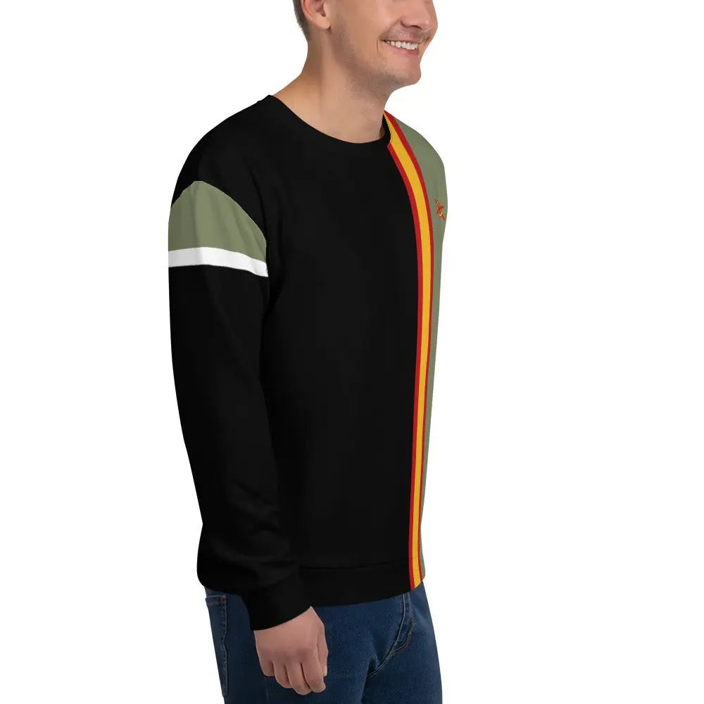 Comprar Sudadera Bandera de España unisex Bandera España La Flamenca de Borgoña Patricia Muñoz VOX