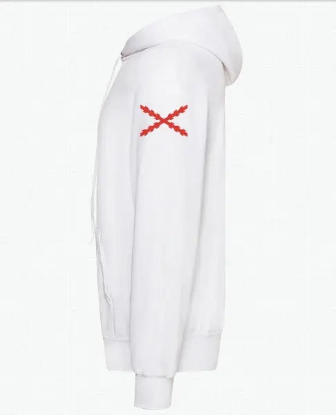 Comprar Sudadera unisex Brindis de los Tercios - delante y detrás Bandera España La Flamenca de Borgoña Patricia Muñoz VOX