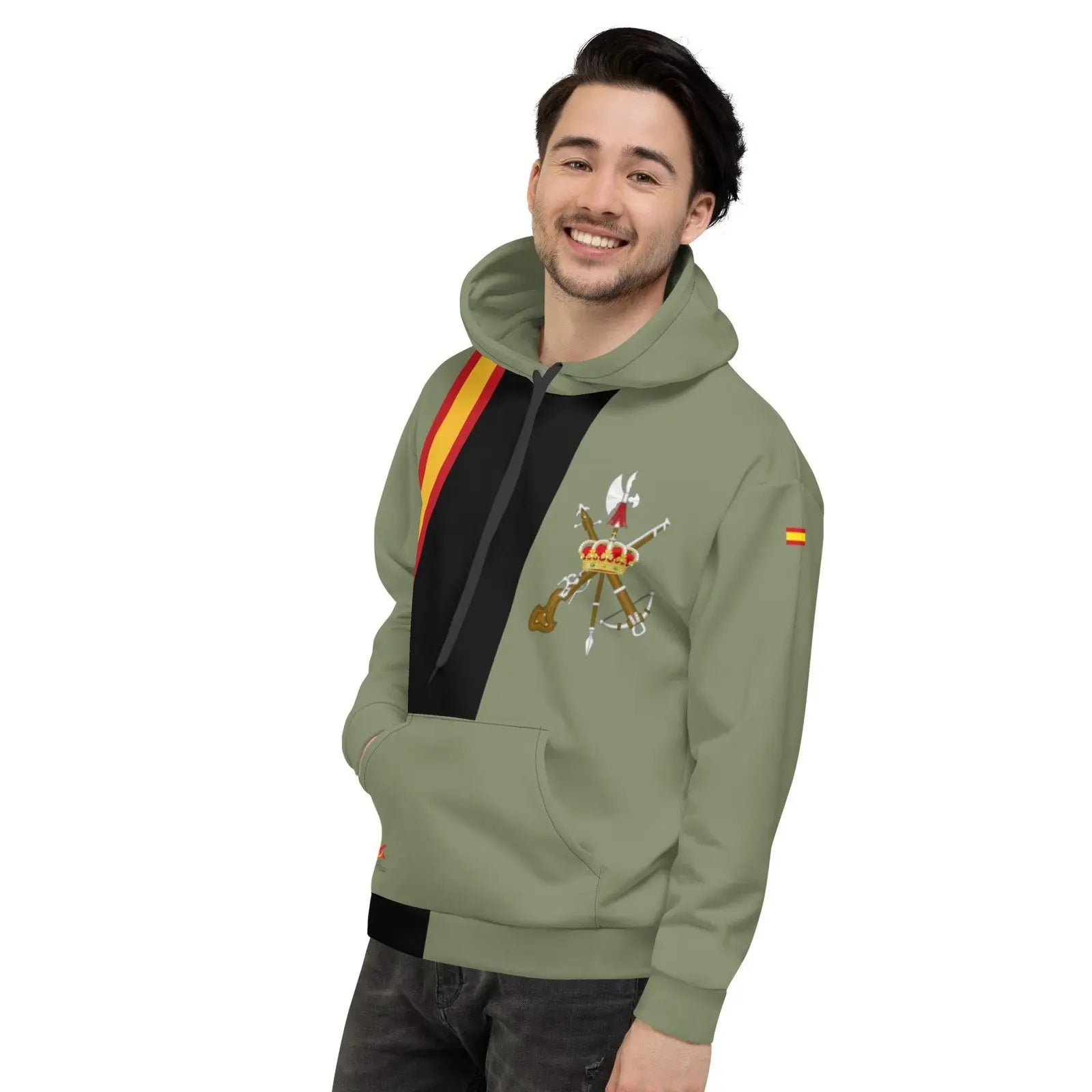 Comprar Sudadera Legión española unisex Bandera España La Flamenca de Borgoña Patricia Muñoz VOX