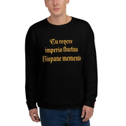 Comprar Sudadera unisex Tu regere imperio fluctus Hispane memento Bandera España La Flamenca de Borgoña Patricia Muñoz VOX