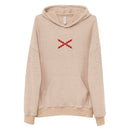 Comprar Sudadera vellón polar unisex Cruz de Borgoña Bandera España La Flamenca de Borgoña Patricia Muñoz VOX