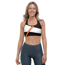 Comprar Sujetador deportivo Bandera España negro y blanco Bandera España La Flamenca de Borgoña Patricia Muñoz VOX