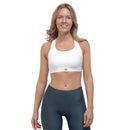 Comprar Sujetador deportivo Cruz de Borgoña blanco Mujer Bandera España La Flamenca de Borgoña Patricia Muñoz VOX